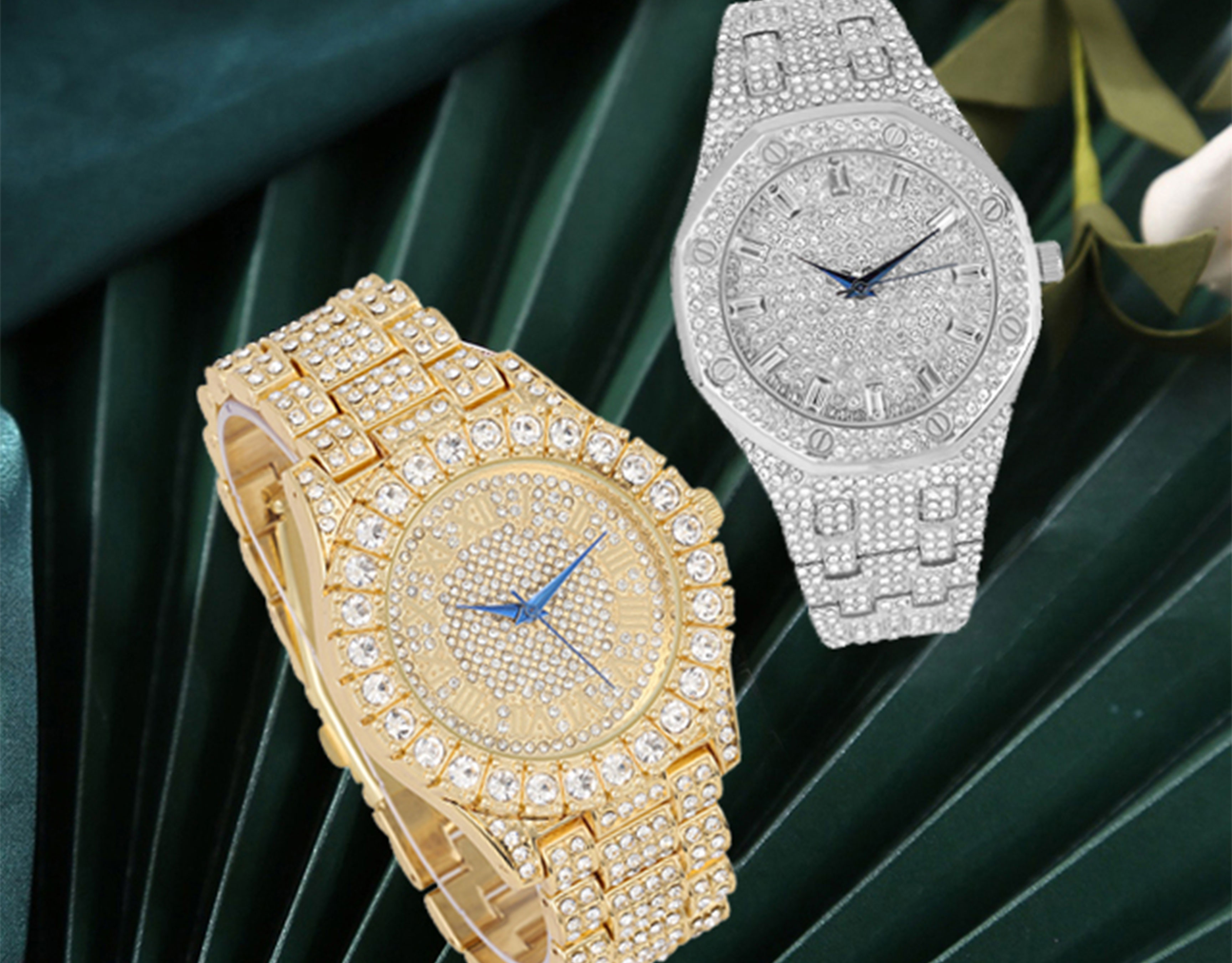 Men watch Charles Raymond