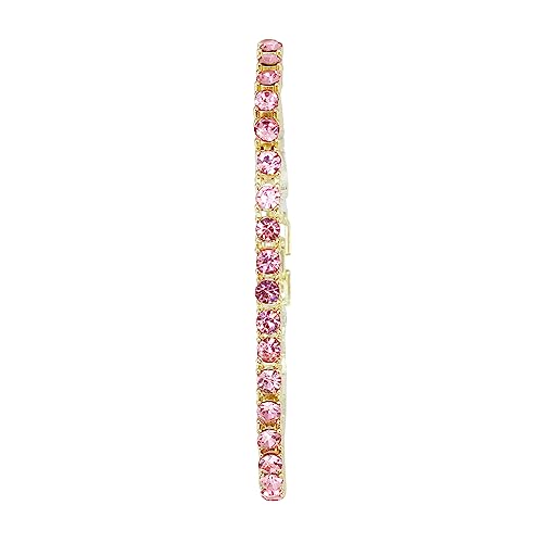5mm Tennis Bracelets(Gold Pink)