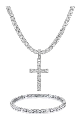 TN001 Cross Pendant with Bracelet