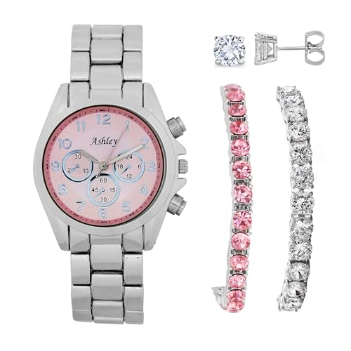 Watch + 2 Tennis Bracelet Combo