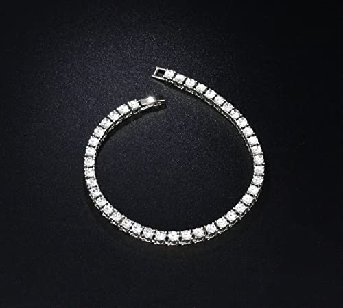 3mm Tennis Bracelets(Silver)