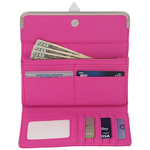 ST10038 Women Wallet Watch Set (Pink)