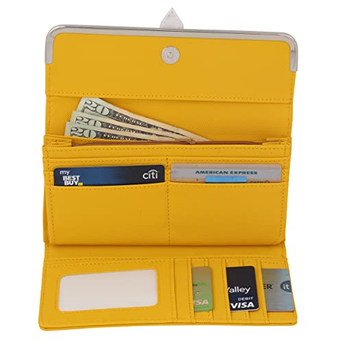 ST10038 Women Wallet Watch Set (Yellow)