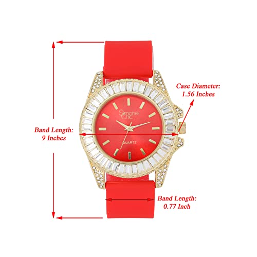 ST10372SLA Rubber Gold Blood Red