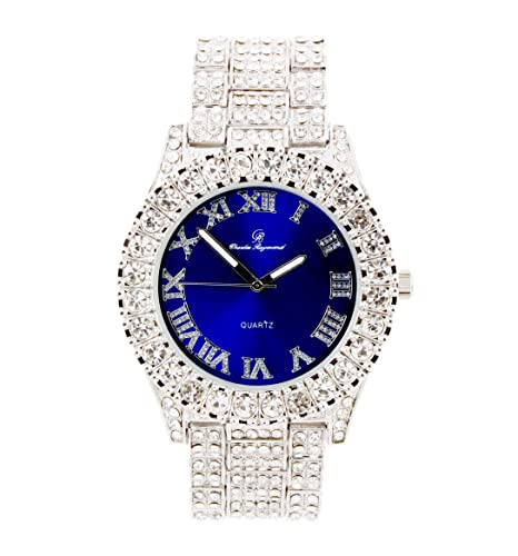 ST10327 CRNT Silver - Royal Blue