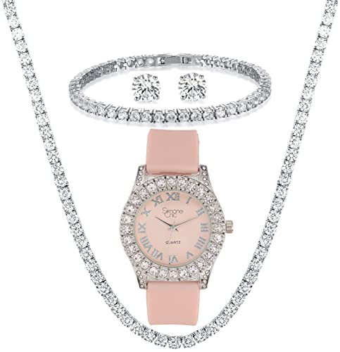 ST10357LA Slv Blush Pink Set