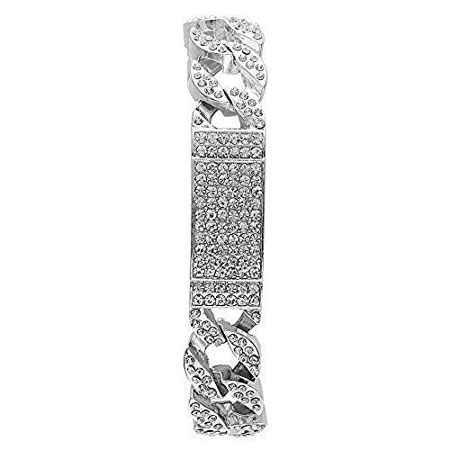 Cuban - BB001(Silver ID Bracelet)