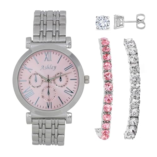 Watch + 2 Tennis Bracelet Combo