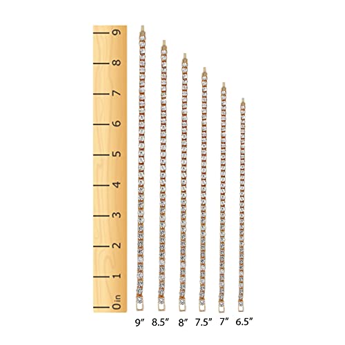 3mm Tennis Bracelets(Rose Gold)