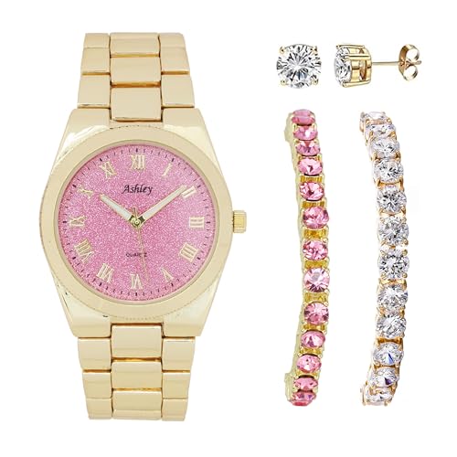 Watch + 2 Tennis Bracelet Combo
