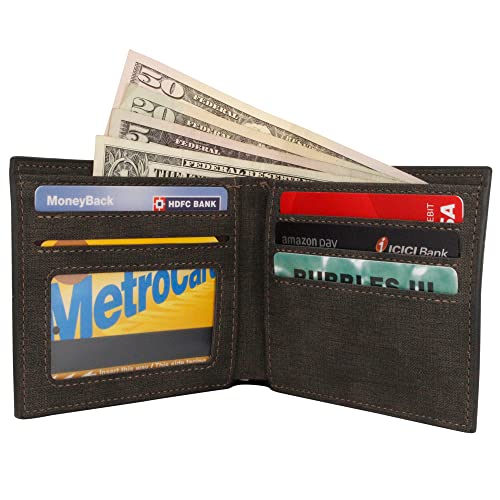 Classic Black Gold Watch, Brown Wallet & Brown Keychain Set