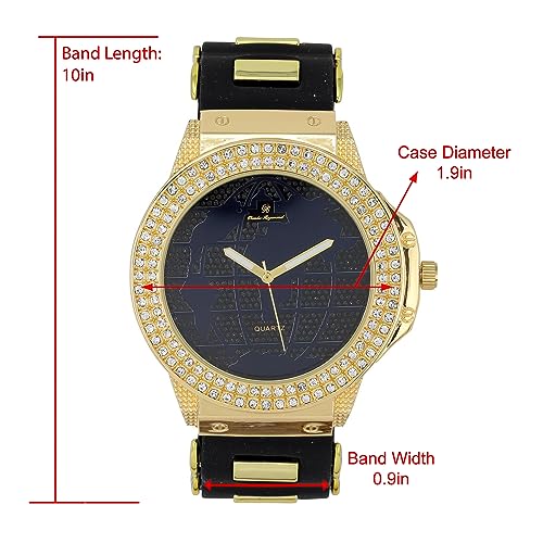 GJM Single(ST10410 Black World Map)