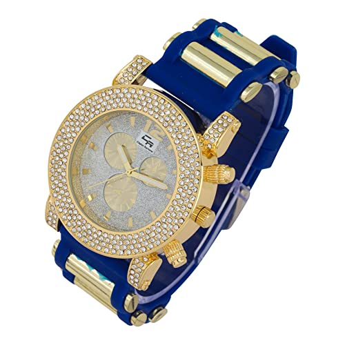 GJM Single(ST10248 Royal Blue Silver Dial)