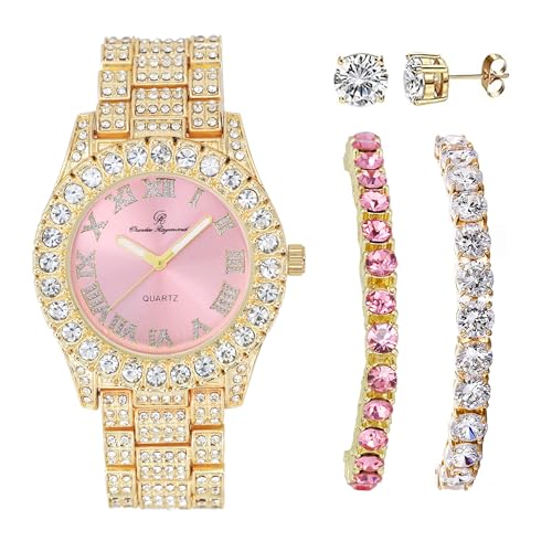 Watch + 2 Tennis Bracelet Combo
