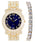 Gold Royal Blue w/Tennis