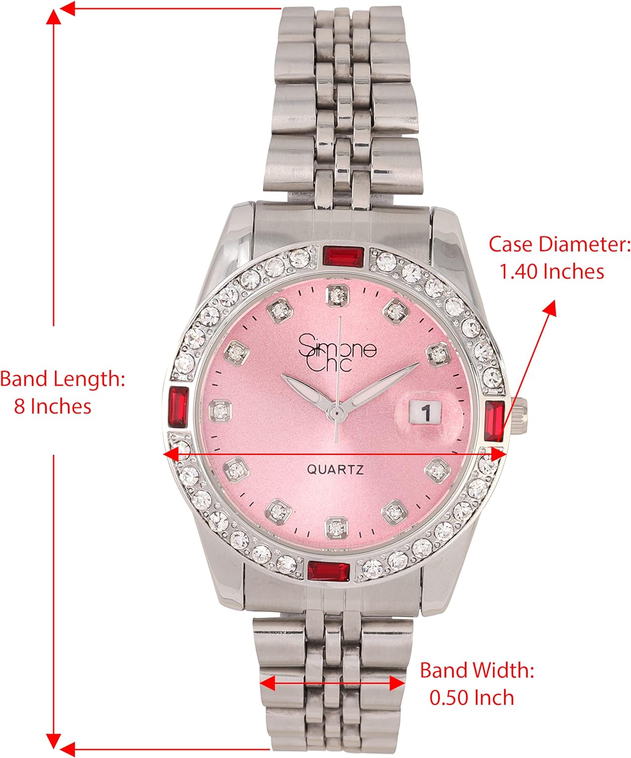 ST10415 MB Single(Silver Baby Pink Ruby)