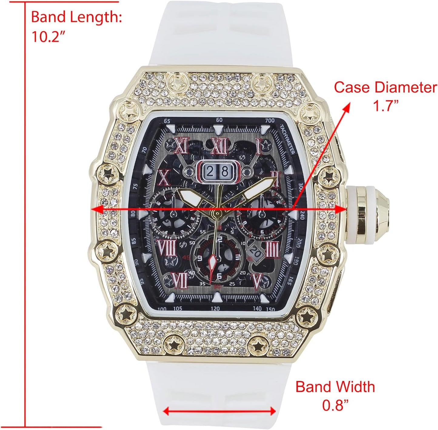 ST10526 Single(White Gold)