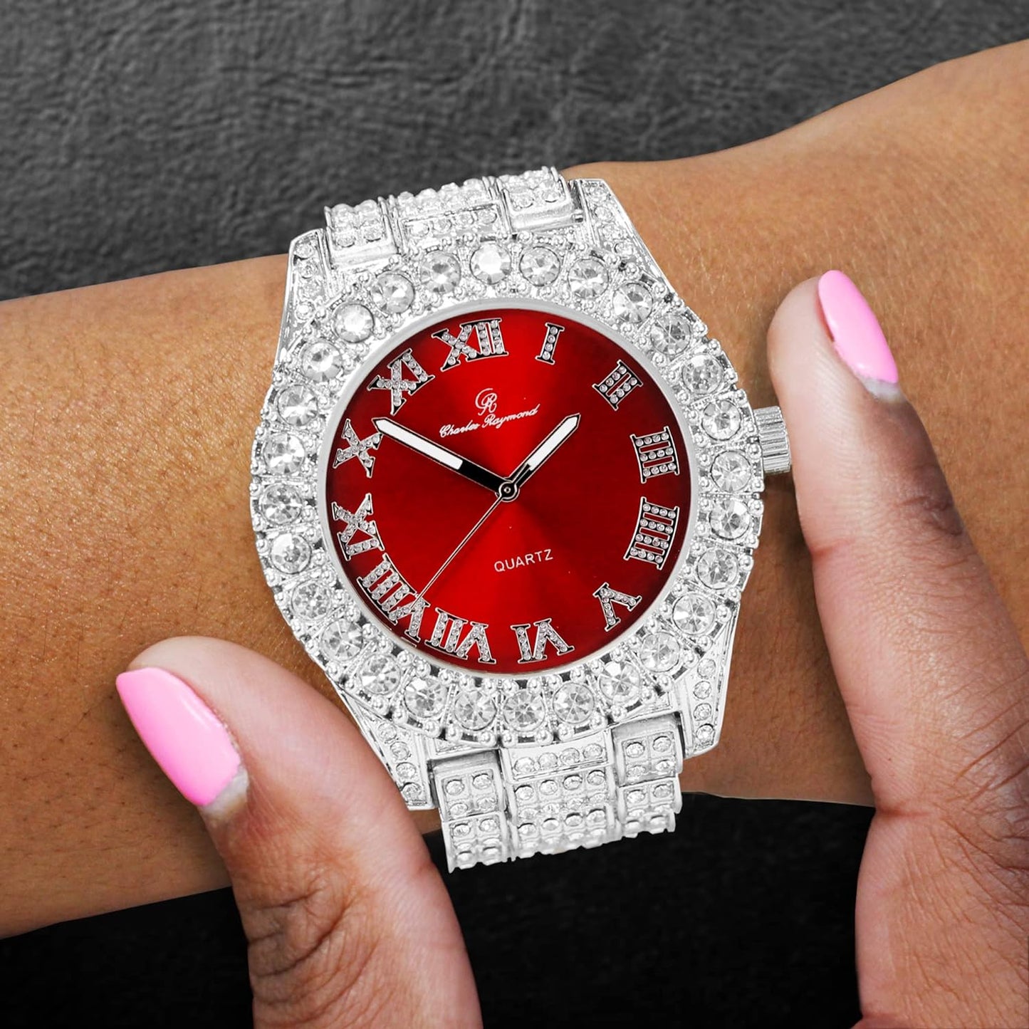 ST10327 LA(Silver-Red)