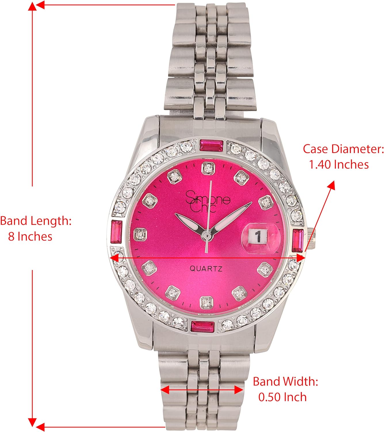 ST10415 MB Single(Silver Hot Pink)
