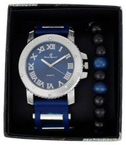 Armani iced out on sale watch