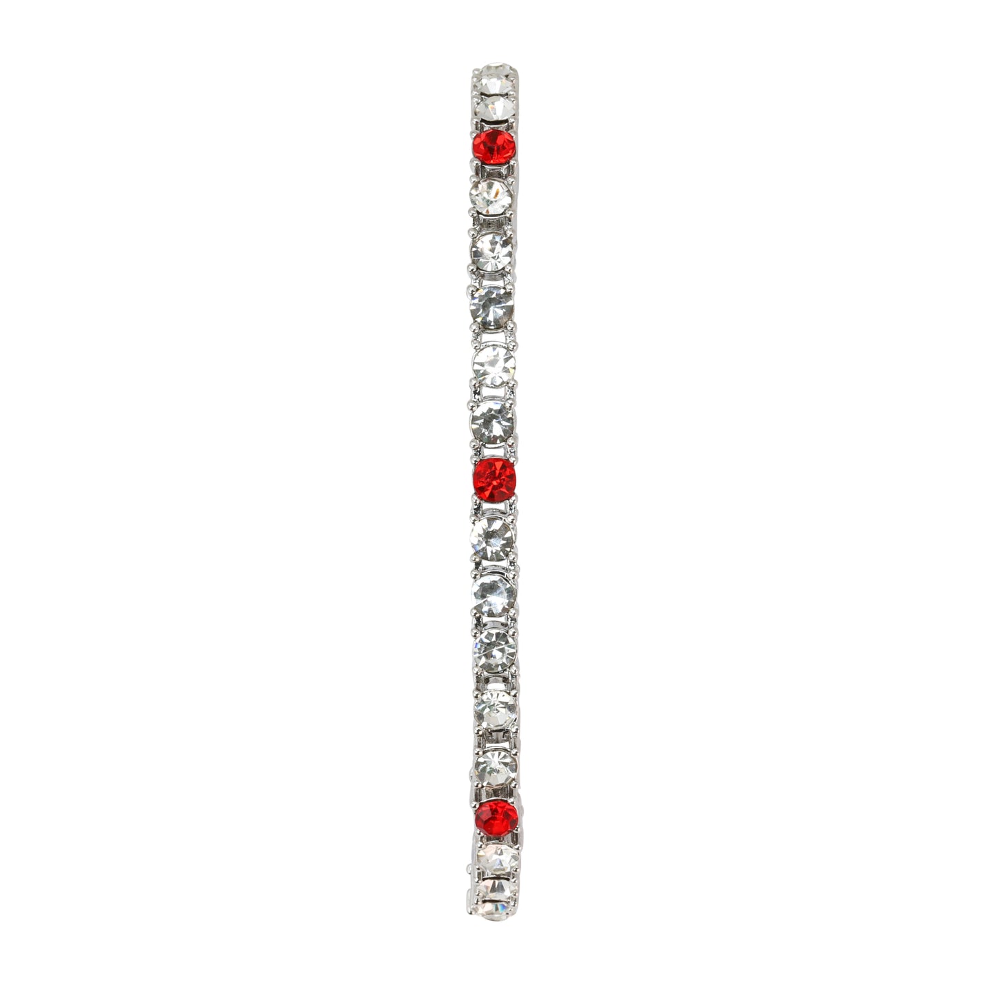 3mm Tennis Bracelets (SLV - Red)
