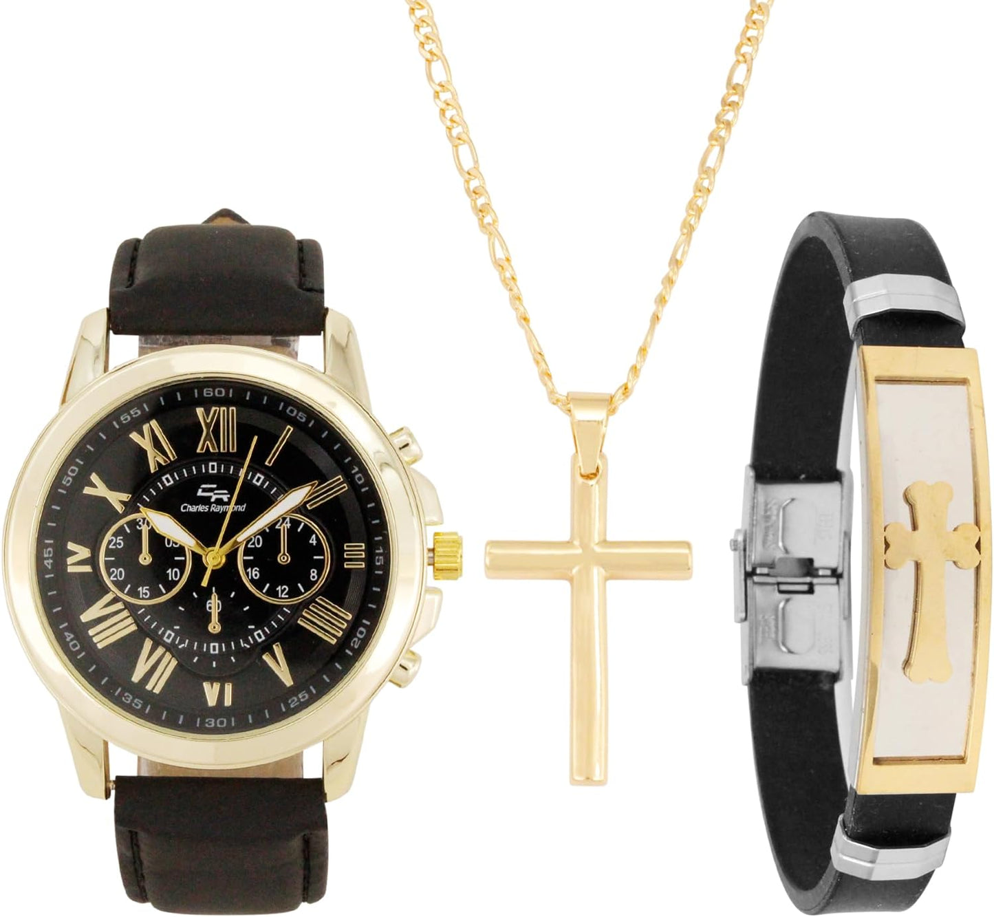 V0045 Watch, Necklace and Bracelet Set GQ Look