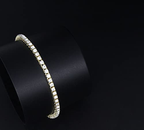 3mm Tennis Bracelets(Gold)