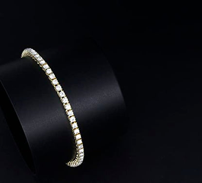 3mm Tennis Bracelets(Gold)