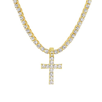 ST10372M-LA Gold 4pcs cross