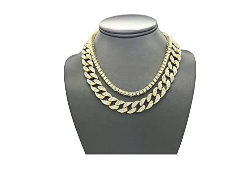 2 chain set (Gold, 16" + 18")