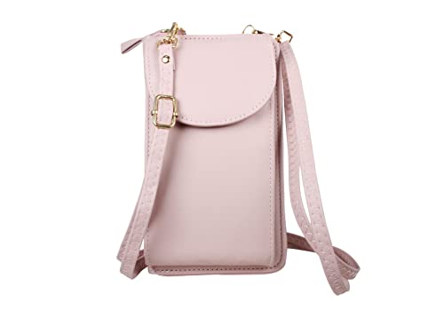 ST10385 Cross Body wallet with Watch (Blush)