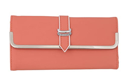 ST10038 Women Wallet Watch Set (Coral)