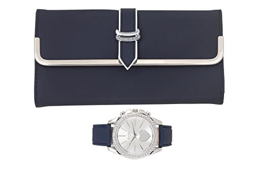 ST10038 Women Wallet Watch Set (Navy)