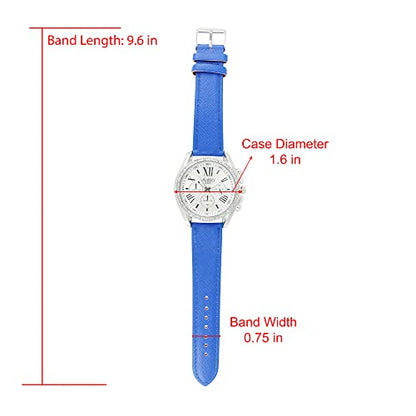 ST10234 Women Wallet Watch Set (Blue)