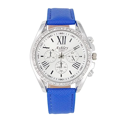 ST10234 Women Wallet Watch Set (Blue)