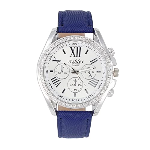 ST10234 Women Wallet Watch Set (Navy)