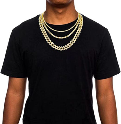 2 chain set (Gold, 16" + 18")