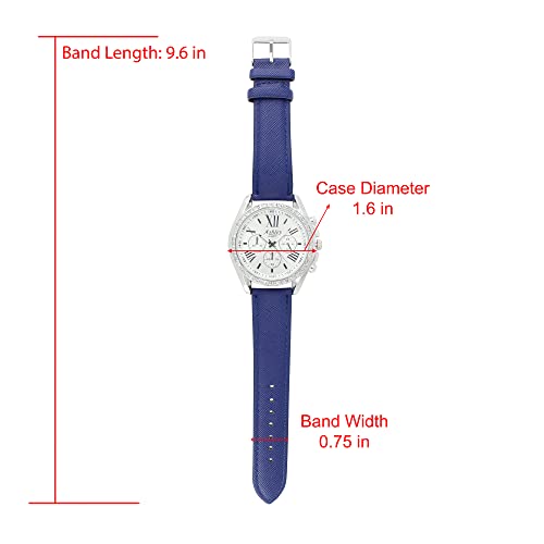 ST10234 Women Wallet Watch Set (Navy)