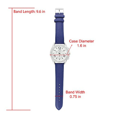 ST10234 Women Wallet Watch Set (Navy)