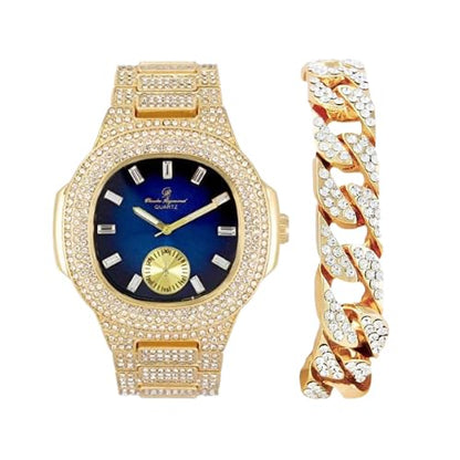 ST10235VO With Cuban Bracelet