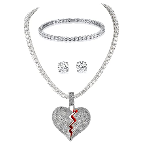 TPBE Broken Heart Pendant(Silver)