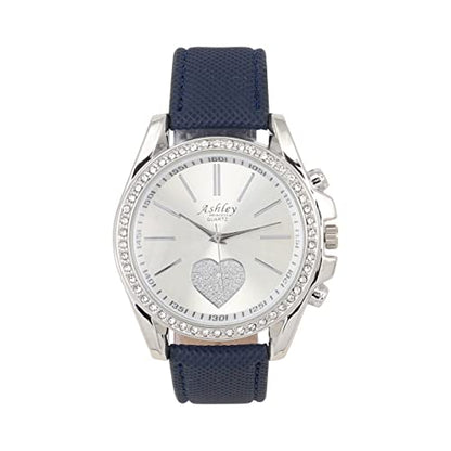 ST10038 Women Wallet Watch Set (Navy)