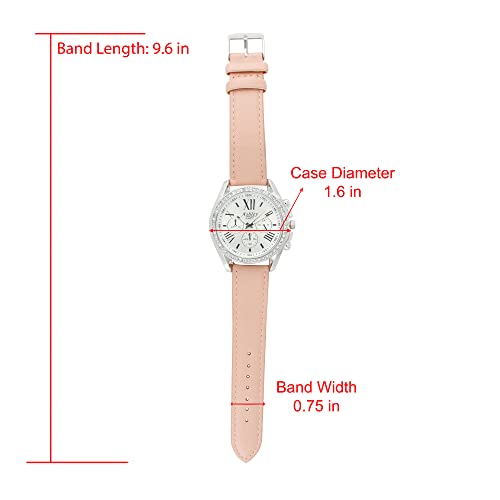 ST10234 Women Wallet Watch Set (Pink)