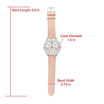 ST10234 Women Wallet Watch Set (Pink)