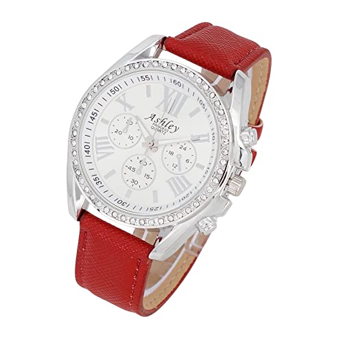 ST10234 Women Wallet Watch Set (Maroon)