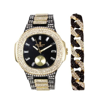 ST10235VO With Cuban Bracelet