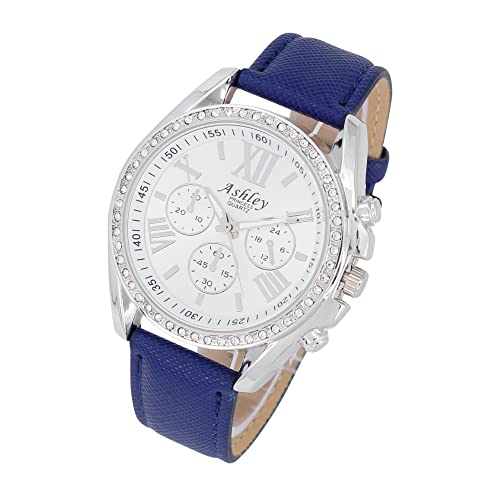 ST10234 Women Wallet Watch Set (Navy)