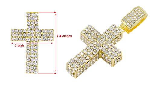 TPBE-01 Rope Chain Stone Cross Set