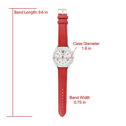 ST10234 Women Wallet Watch Set (Maroon)