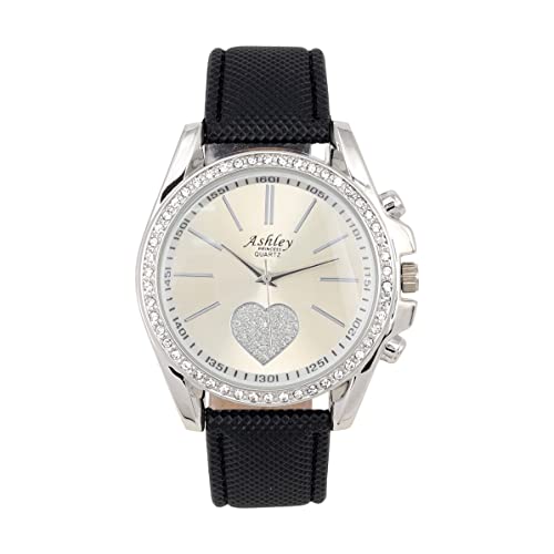 ST10038 Women Wallet Watch Set (Black)